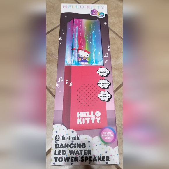 Sanrio Hello Kitty Bluetooth Dancing LED Water Tower Speaker